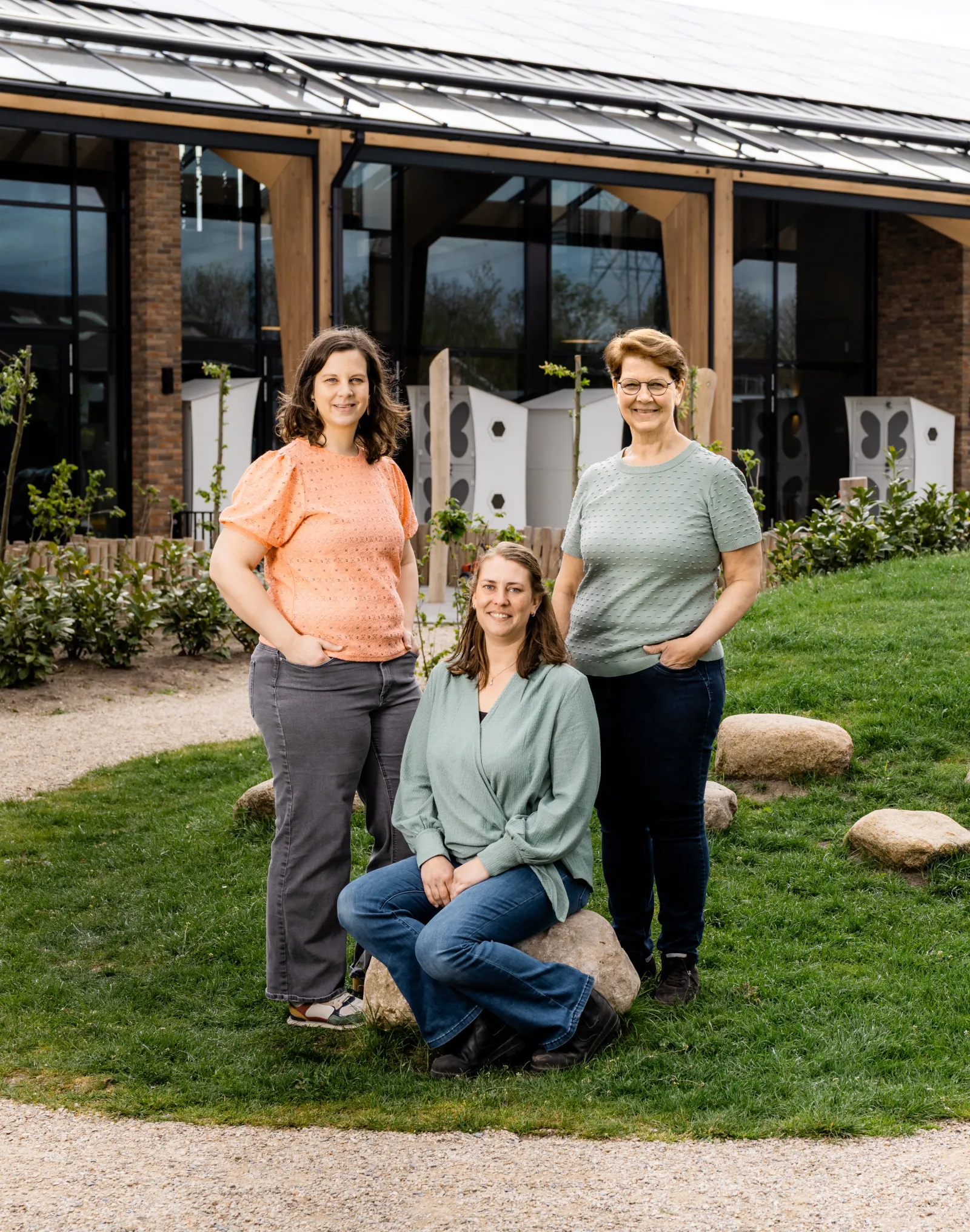 Ida, Martine en Felicia van Kinderopvang Boer & Zus